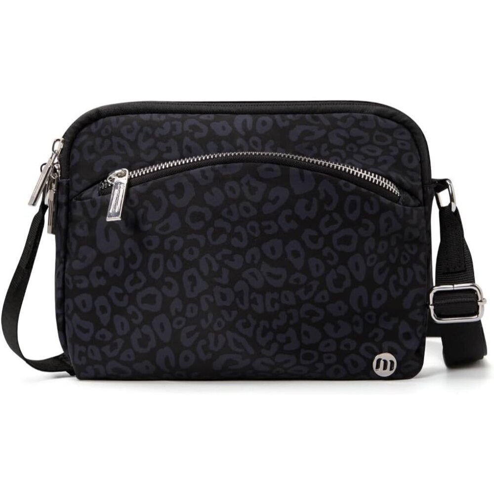 Small Crossbody Bag Women Waterproof Nylon Multi-Pocket Adjustable Strap